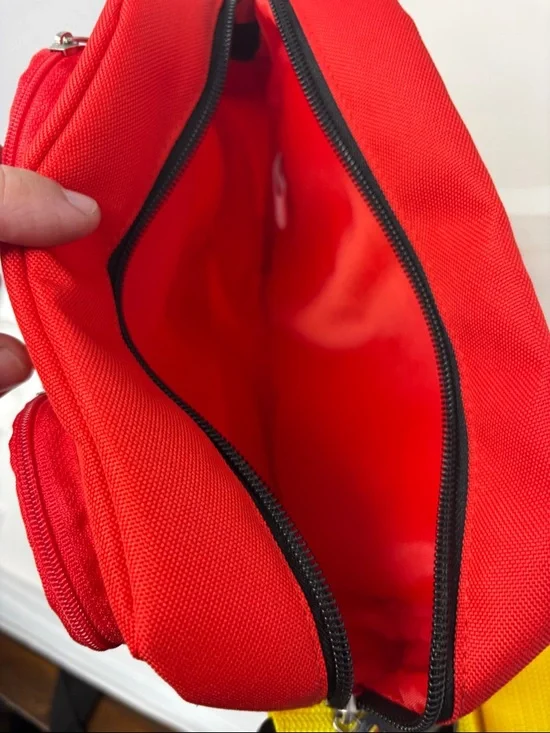 Lego Red Crossbody Bag with Yellow Stripe - Picture 3 of 7